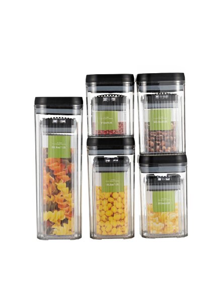 Flippy Cutii de Depozitare Alimente, Flippy, Set din 10 Cutii de tip Container, Recipiente pentru Cereale i