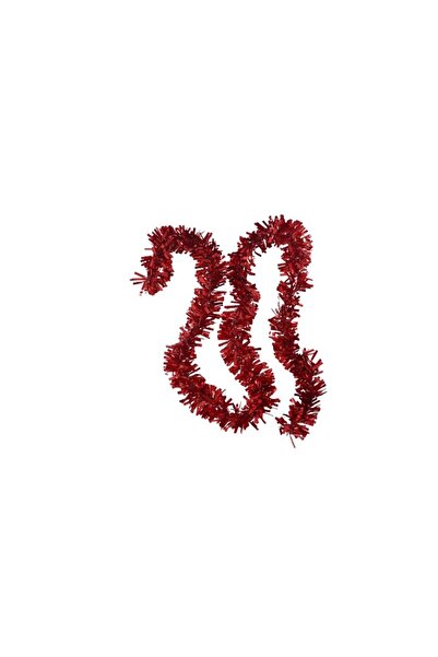 Flippy Beteală de Crăciun tip flippy, roșie, 2 m x 9 cm, folie PVC, interior/...