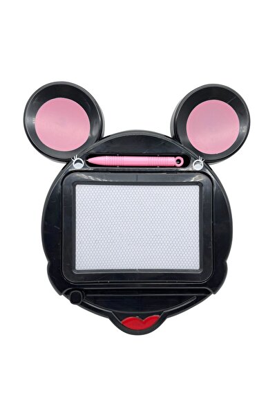 Bibilel Kids Bibilel Magnetic Drawing Board with Stylus - Mouse Shape, 23 x 26.5 cm, Black