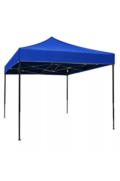 Flippy Foldable Event Tent, Metal Frame for Yard and Garden, 2x2 m, Blue,