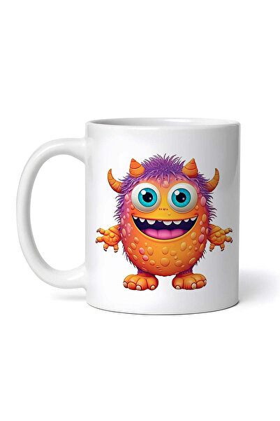 OEM Εξατομικευμένη Λευκή Κούπα, Fox Monster, Inovatix®. 330ml