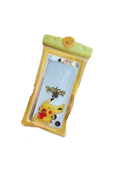 Mascot Waterproof Flippy Underwater Case, Snowproof, Universal, with Cord, for Phone or Documents, Yellow