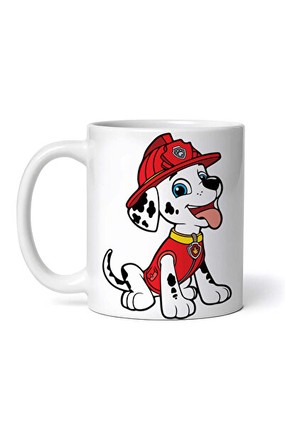 OEM Cană albă personalizată, Marshall Patrula Cățelușilor cu limba scoasă, IN...