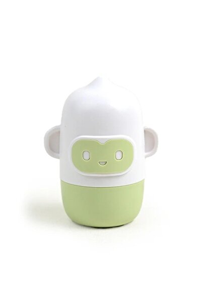 Flippy 4-piece Baby Nail Care Set (ABS + Stainless Steel) with Monkey Storage Case - Green, 0+ month