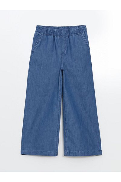 LC Waikiki Girl's Jeans Pants with Elastic Waist
