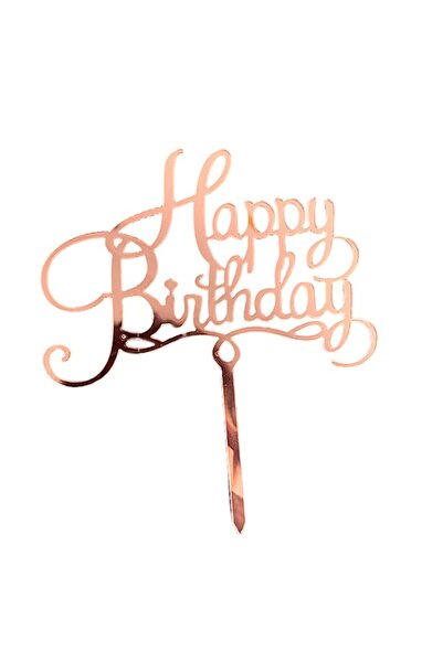 Flippy Cake Topper Decoration, Flippy, Happy Birthday Pattern, Anniversary Theme, 10 cm, Pink