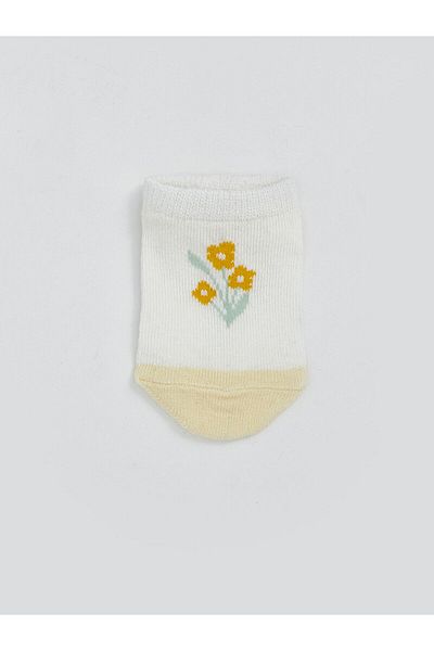 LC Waikiki Floral Baby Girl Booties Socks 5 Pack