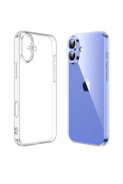 Flippy Προστατευτική θήκη, συμβατή με Apple iPhone 16 Plus, TPU, ανθεκτική σε κραδασμούς, διαφανής