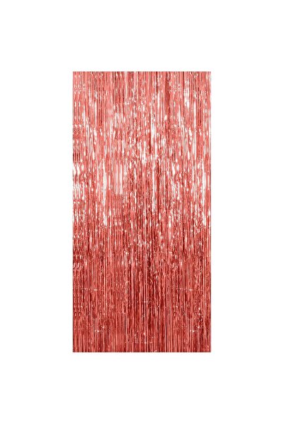 Flippy Fringe Curtain, Flippy, Party Decor Pattern, Photo Background, Colorful, Size 100x200 cm, Rose Gold