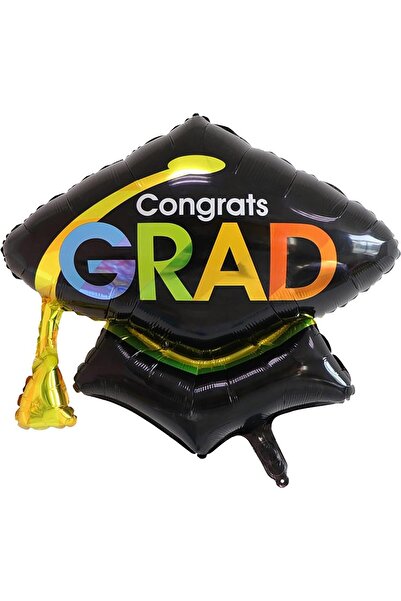 Teo Balon din Folie Metalizata, , Figurina, Model Toca Congrats Grad, Tematic...