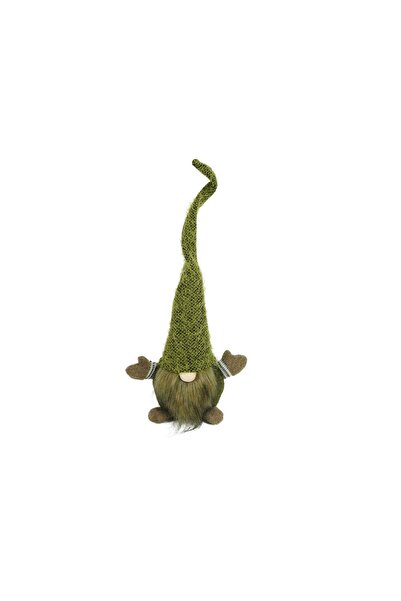 Flippy Ornament de Craciun, Spiridus, Flippy, Verde/Maro, Textil, 56 cm