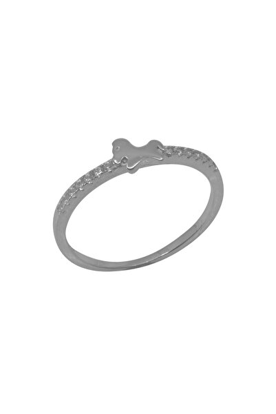 Flippy Inel Argint 925 Catel cu Zirconii, Marime 52