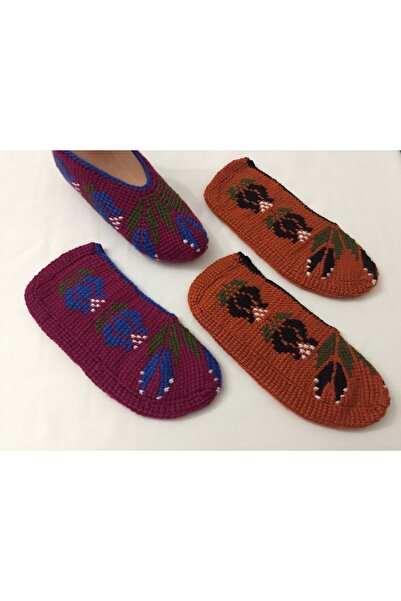 PİNA HEDİYELİK AKSESUAR EL ÖRGÜSÜ PATİK 2 ÇİFT TUNUS İŞİ PATİK ÇEYİZLİK PATİK...