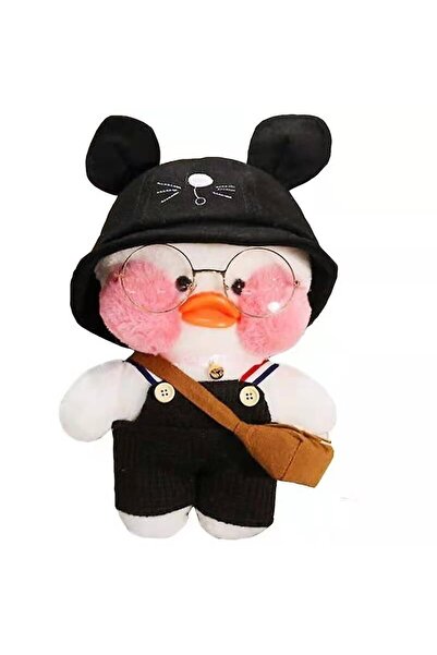 Bibilel Plush Toy Duck Lalafanfan Bibilel, Random Clothes and Accessories, White