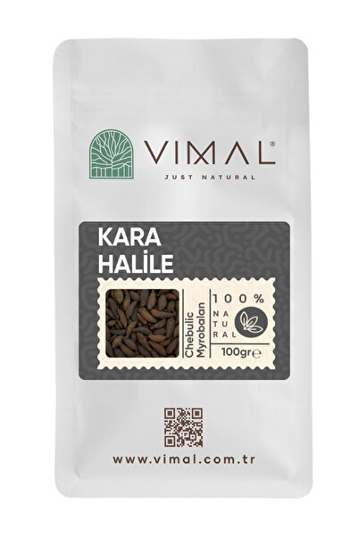 VIMAL Kara Halile 100 gr -Siyah Cevher- Terminalia Chebula -Kurutulmuş Karaha...