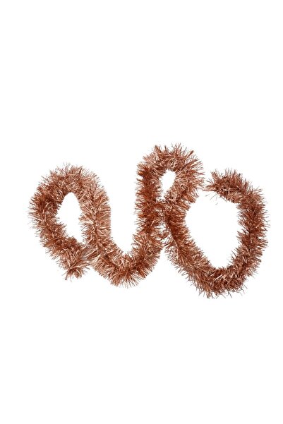 Flippy Christmas tinsel, Flippy, orange, size: 2 m x 9 cm material: PVC foil, indoor/outdoor