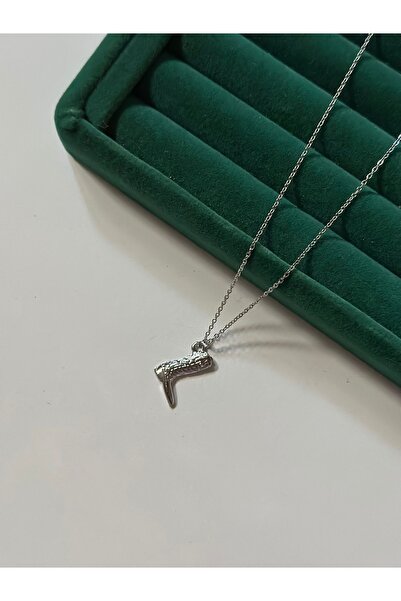 MİOSA %100 Çelik Rodyum Kaplama Kovboy Botu Çelik Kolye