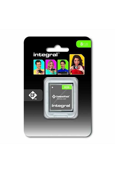 İntegral CF Compact Flash Memory Card 8GB Integral