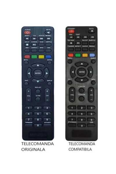 OEM Remote control compatible with TV Vision/ Smar Tech RMC/CBU/001N IIR1027 (398-1)