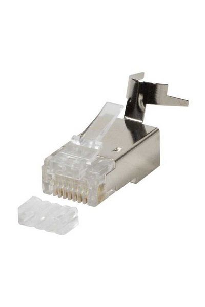 LogiLink RJ45 Cat6a Cat7 Cat7a Cat8.1 shielded 8p8c 1.2-1.45mm 22-24AWG LOGILINK MP003 plug