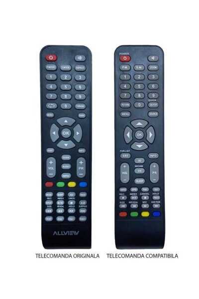 OEM Remote control compatible with Allview 32ATC6500H TV IR 1282 (232-1)