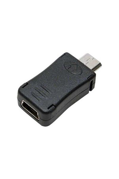 LogiLink USB 2.0 B micro plug (male) to USB mini 5pin socket (female) adapter LOGILINK AU0010