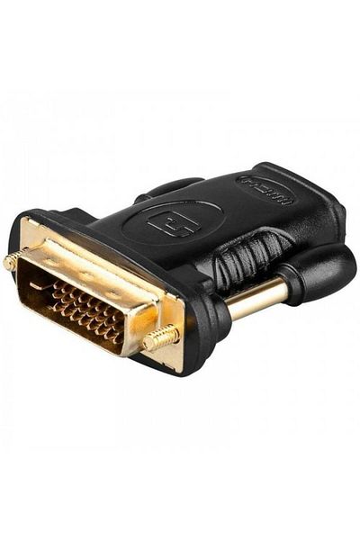 goobay DVI-D 24+1 to HDMI female gold-plated adapter Goobay