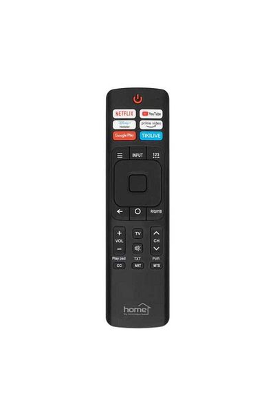 OEM Universal Remote Control for Smart Hisense TVs URCHIS precoded, no configuration required Home