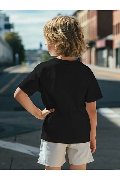 AEMİ Children's Brawl Stars Leon Printed Shorts T-Shirt Bottom Top Set 100% Cotton