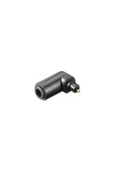 LogiLink Optical fiber audio connector male-female plug adapter at 90 degrees Toslink LOGILINK CA1017