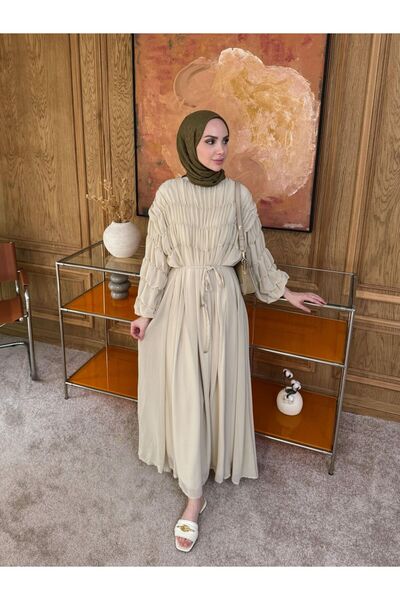 By Merve Serin LYNA ŞİFON ELBİSE