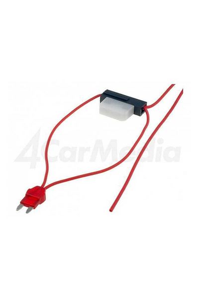 OEM ATM car splitter 8A mini fuse x1 0.75mm2 red color 4CarMedia