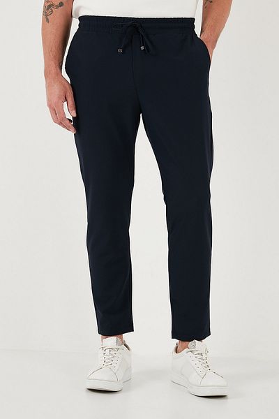 Buratti Stretch Regular Fit Normal Waist Straight Leg Jogger Pants Men's Trousers Cf25617801