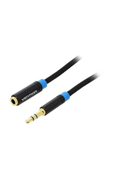 Vention Cablu 0.5m Jack 3.5 mm 3pin mama - Jack 3.5 mm 3pin tata negru VAB-B0...