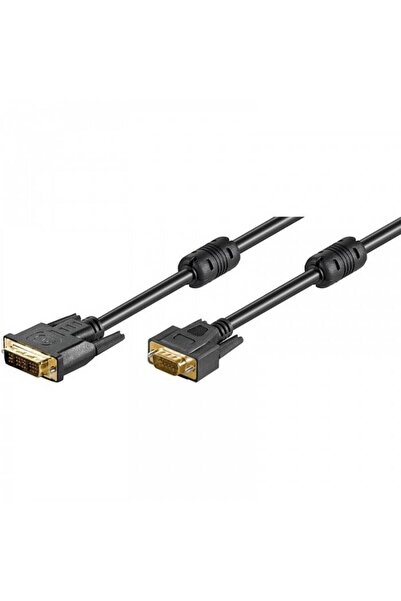 goobay Cablu DVI-I 12+5 la VGA 2m dublu ecranat ferita