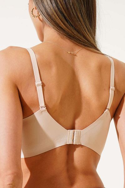 White Velvet Σουτιέν χωρίς ραφή με ρυθμιζόμενο λουράκι με επένδυση