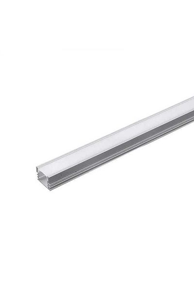 OEM Aluminum profile for LED strip 2m 17.4mm x 12.1mm matt V-TAC