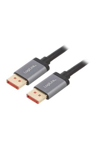 LogiLink Cable DisplayPort v1.4 HDCP v2.2 male-male 1m black LOGILINK CDA0104