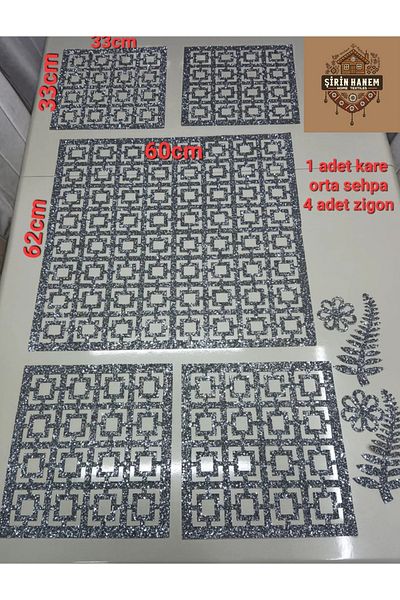 Şirin Hanem Şirin Hanem Coffee Table Cover Set Coffee Table Runner