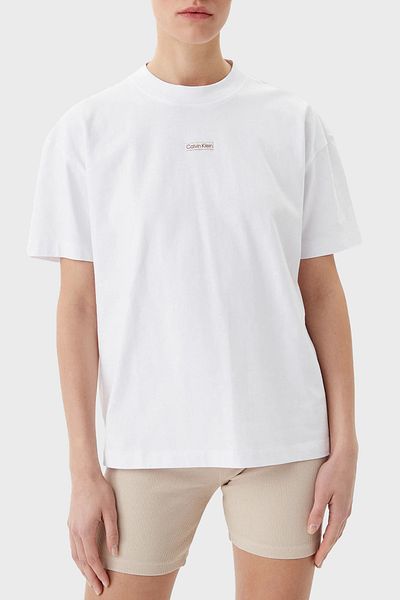 Calvin Klein 100% bumbac Tricouri cu decolteu rotund J20J225539YAA TRICO J20J225539 YAA
