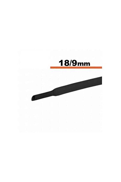 OEM Tub termocontractibil negru 18mm/ 9mm 0.5m