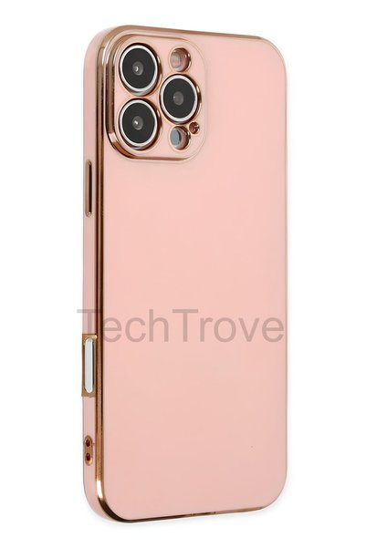 TechTrove İphone 16 Pro Kılıf Parlak Tasarım Kamera Korumalı Ultra Yumuşak Es...