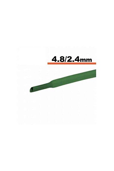 OEM Tub termocontractibil verde 4.8mm/ 2.4mm 0.5m