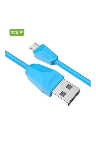 Golf USB to micro USB cable Golf Diamond Sync Blue cable 1m 2A GC-27m