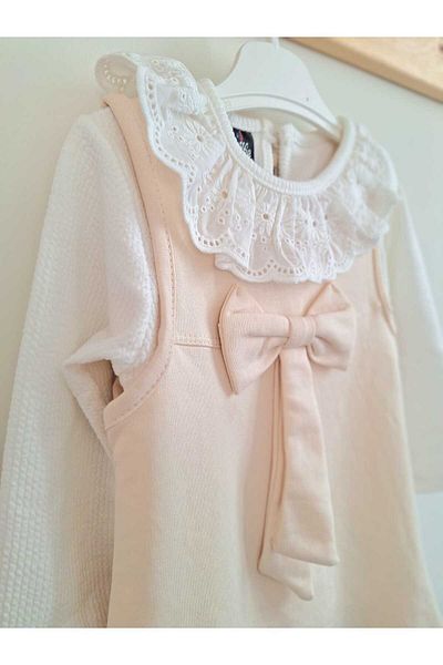 Nimini Kids Φόρεμα για κορίτσια με κορδέλα Eid με λεπτομέρεια από δαντέλα (3-7 ΕΤΩΝ)