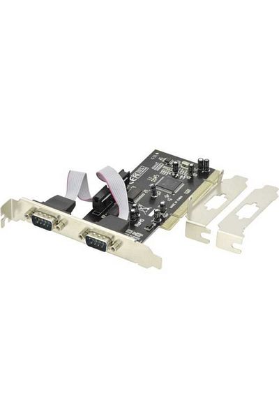Digitus PC expansion card PCI interface - chipset MCS9865 RS232 D-Sub 9pin male x2 DIGITUS DS-33003