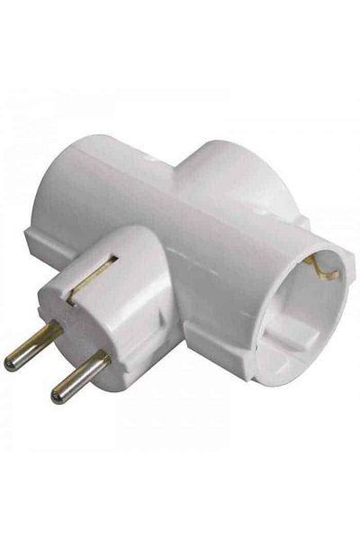 EMOŞ Schuko socket for 3x Schuko mother 2500W 250V 10A Emos