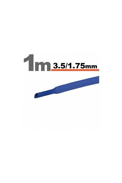 OEM Blue heat shrink tube 3.5 /1.75 mm 1m length