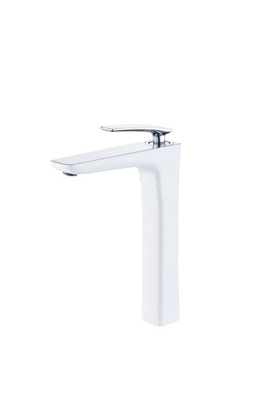 Blackswan Design Bathroom sink faucet, Blackswan, Type M75, white/chrome model, size 30 cm