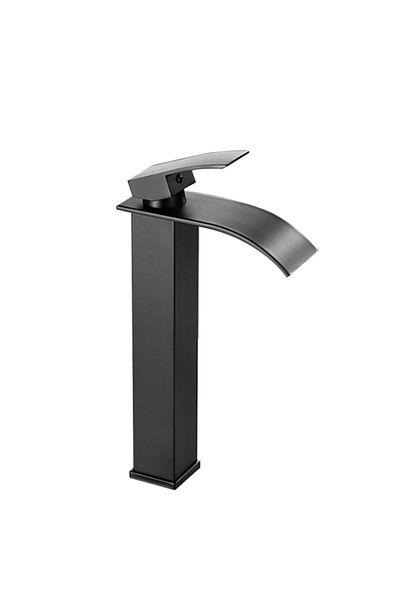 Blackswan Design Baterie chiuveta baie, Blackswan, Tip M53, model negru mat, dimensiune 27 cm